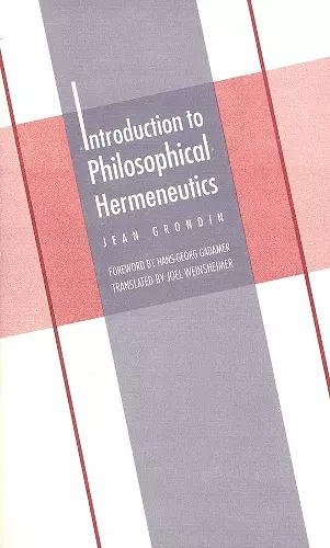 Introduction to Philosophical Hermeneutics cover