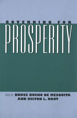 Governing for Prosperity cover