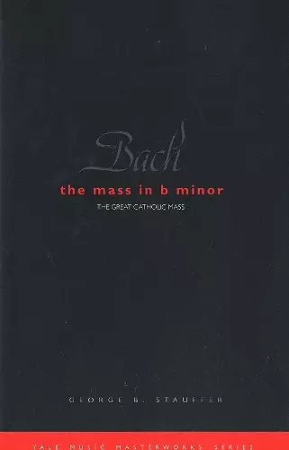 Bach: The Mass in B Minor cover