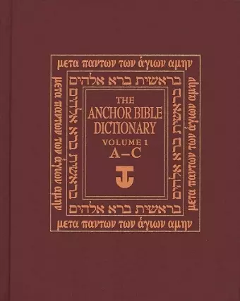 The Anchor Yale Bible Dictionary, A-C cover