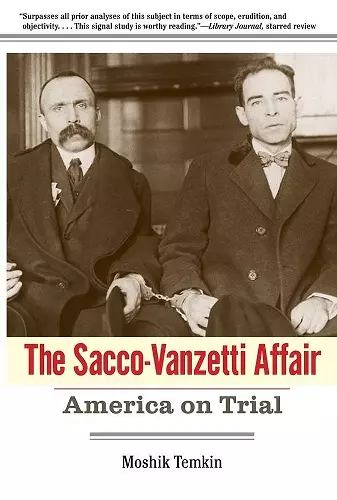 The Sacco-Vanzetti Affair cover