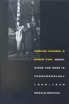 Edmund Husserl and Eugen Fink cover