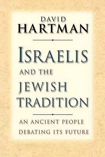 Israelis and the Jewish Tradition cover