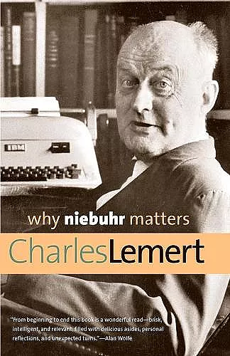 Why Niebuhr Matters cover