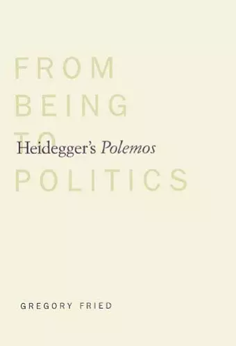 Heidegger's Polemos cover