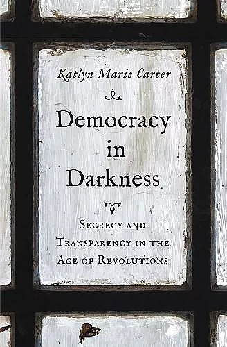 Democracy in Darkness cover