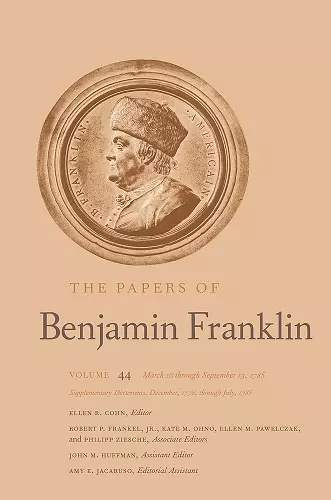 The Papers of Benjamin Franklin cover