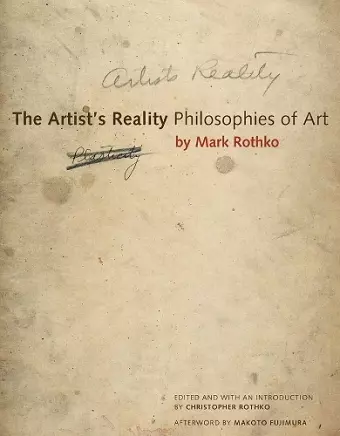 The Artist's Reality cover