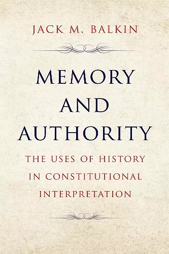 Memory and Authority cover