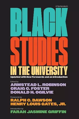Black Studies in the University cover