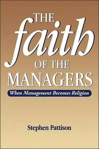 Faith of the Managers cover