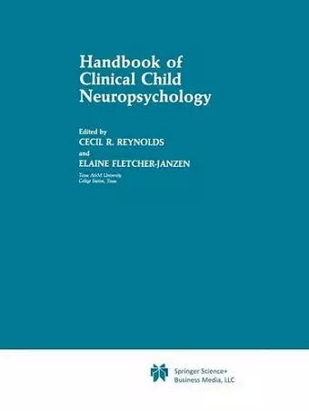 Handbook of Clinical Child Neuropsychology cover