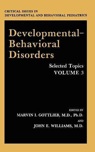 Developmental-Behavioral Disorders cover