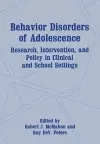 Behaviour Disorders of Adolescence cover