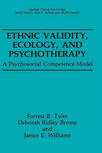 Ethnic Validity, Ecology, and Psychotherapy cover