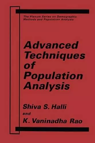 Advanced Techniques of Population Analysis cover