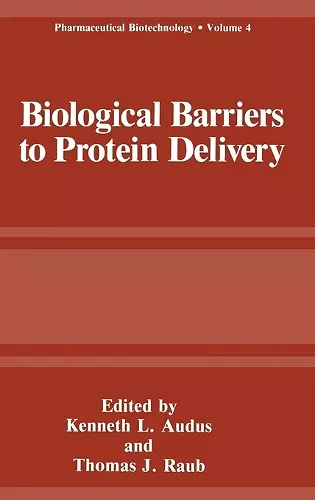 Biological Barriers to Protein Delivery cover