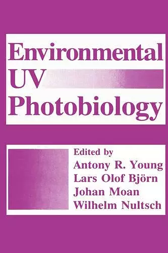 Environmental UV Photobiology cover