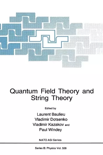 Quantum Field Theory and String Theory cover