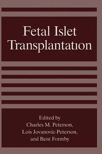 Fetal Islet Transplantation cover
