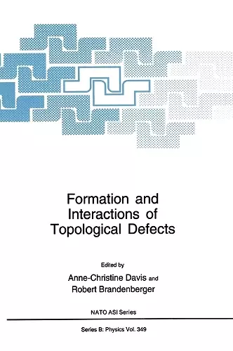 Formation and Interactions of Topological Defects cover