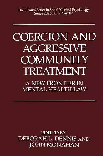 Coercion and Aggressive Community Treatment cover