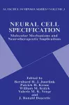 Neural Cell Specification cover