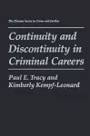 Continuity and Discontinuity in Criminal Careers cover