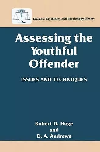 Assessing the Youthful Offender cover