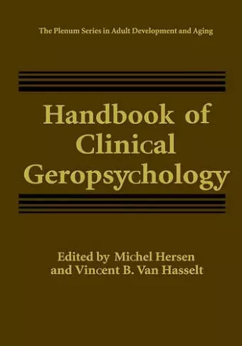 Handbook of Clinical Geropsychology cover