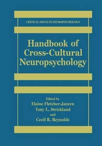 Handbook of Cross-Cultural Neuropsychology cover