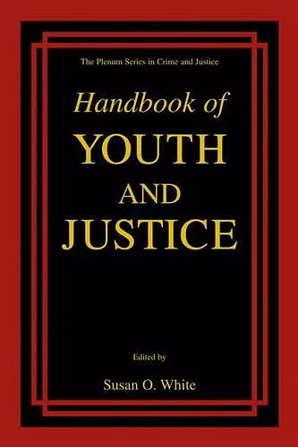 Handbook of Youth and Justice cover