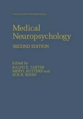 Medical Neuropsychology cover