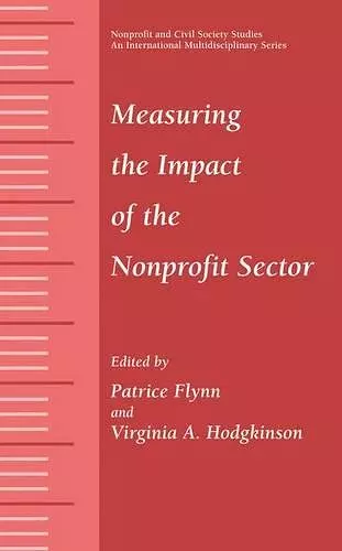 Measuring the Impact of the Nonprofit Sector cover