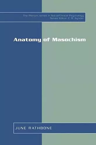 Anatomy of Masochism cover