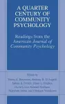 A Quarter Century of Community Psychology cover