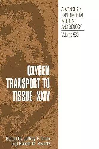 Oxygen Transport to Tissue XXIV cover