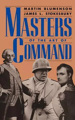 Masters Of The Art Of Command cover