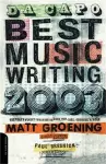 Da Capo Best Music Writing 2003 cover