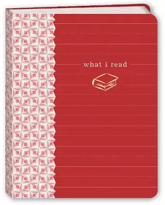 What I Read (Red) Mini Journal cover
