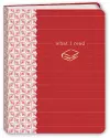 What I Read (Red) Mini Journal cover