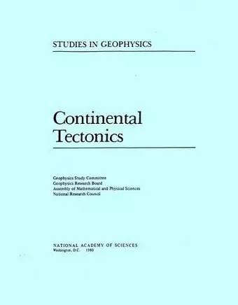 Continental Tectonics cover