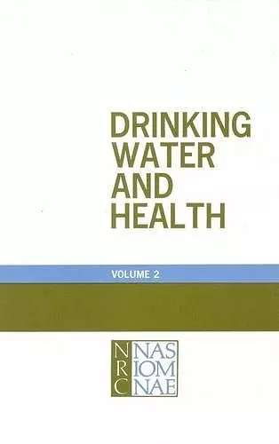 Drinking Water and Health, cover