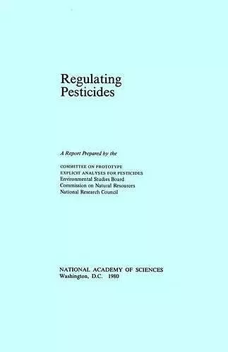 Regulating Pesticides cover
