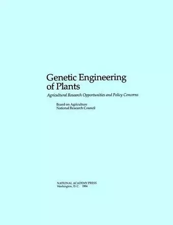 Genetic Engineering of Plants cover