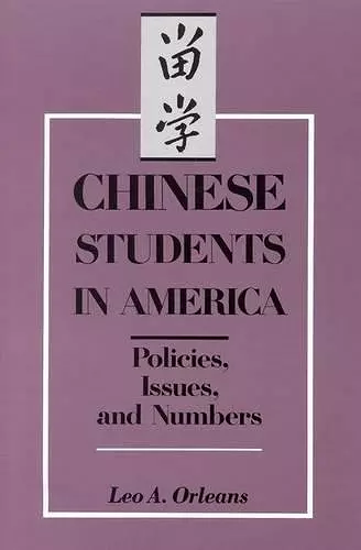 Chinese Students in America cover