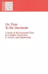 On Time to the Doctorate cover
