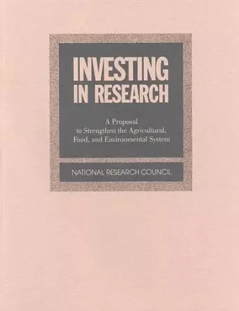 Investing in Research cover