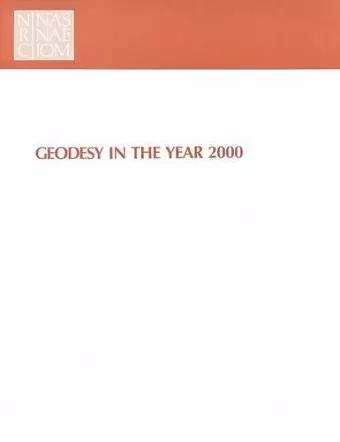 Geodesy in the Year 2000 cover