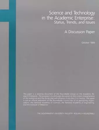 Science and Technology in the Academic Enterprise cover